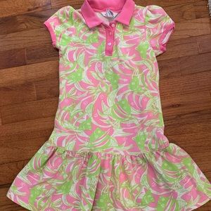 Lilly Pulitzer Girls T-Shirt Dress Sz 6